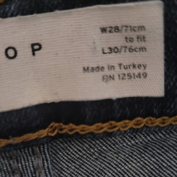 Topshop Jaime high rise jeans see description - Picture 6 of 9